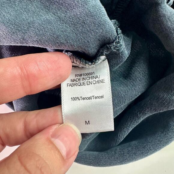 Young Fabulous & Broke Women's Medium Gray 100% Tencel Damon Crop Zip Jacket - Picture 5 of 9